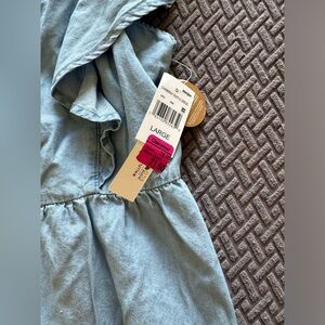 Denim Dress - never worn - size Large